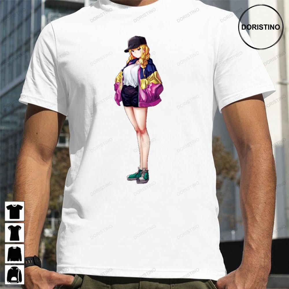 Cool Girl Eiko Tsukimi Ya Boy Kongming Awesome Shirts